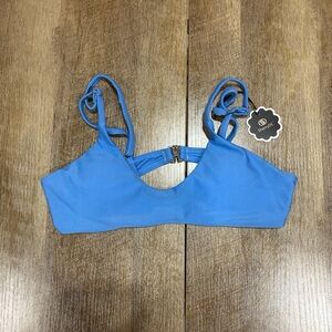 Blue Bikini Top